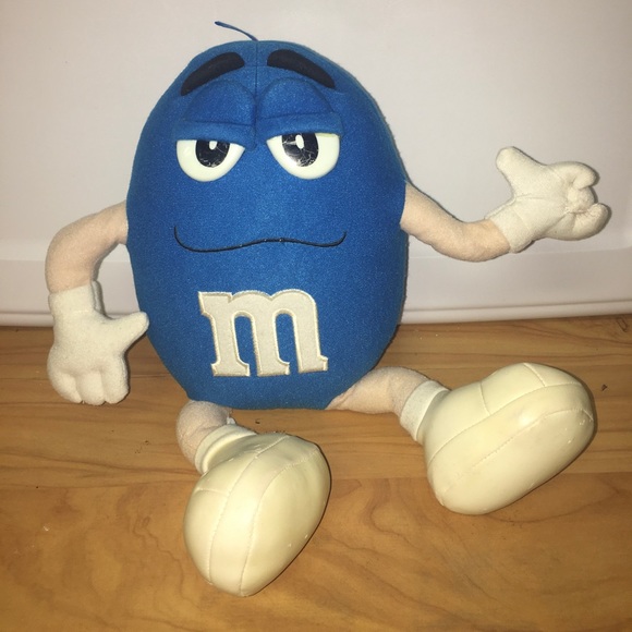 M&M'S Toys Vintage Blue Mm Plush Toy Figure Poshmark